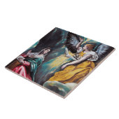 Die Verkündigung, El Greco Fliese (Seite)