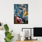 Die Verkündigung | El Greco | Poster (Heimbüro)