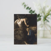 Die Verkündigung von Caravaggio Postkarte (Stehend Vorderseite)