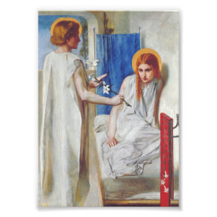 Die Verkündigung von Dante Gabriel Rossetti Fotodruck