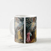 Die Verkündigung von El Greco Kaffeetasse (Vorderseite Links)