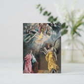Die Verkündigung von El Greco Postkarte (Stehend Vorderseite)