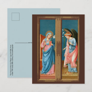 Die Verkündigung von F. Lippi (M 038) Postkarte