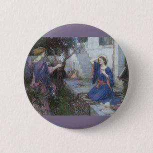 Die Verkündigung von John William Waterhouse Button
