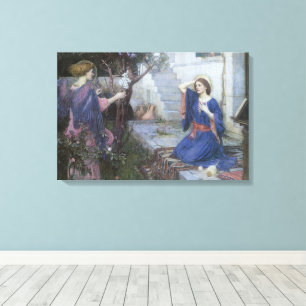 Die Verkündigung von John William Waterhouse Leinwanddruck