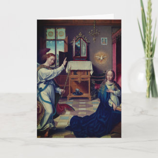 Die Verkündigung von Joos van Cleve: Leer Karte
