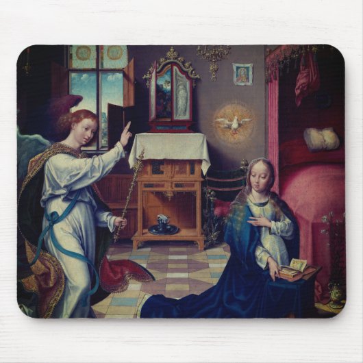Die Verkündigung von Joos van Cleve: Mousepad (Vorne)