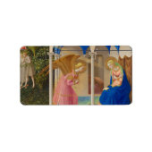 Die Verkündung 1426 von Fra Angelico Adressaufkleber (Vorne)