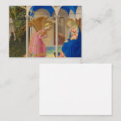 Die Verkündung 1426 von Fra Angelico Mitteilungskarte (Vorne/Hinten)