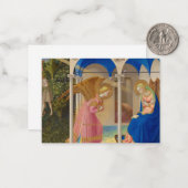 Die Verkündung 1426 von Fra Angelico Mitteilungskarte (Vorderseite/Rückseite Beispiel)