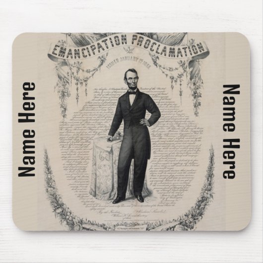 Die Verkündung der Emanzipation Mousepad (Vorne)