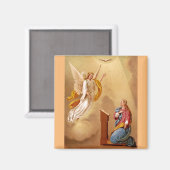 Die Verkündung der Jungfrau Mary Magnet (Vorderseite/Rückseite)