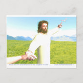 Die Verkündung des Reiches Gottes Postkarte (Vorderseite)