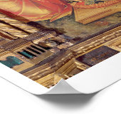 Die Verkündung (Teil des Polyptychs) (Öl auf Tafel Poster (Ecke)