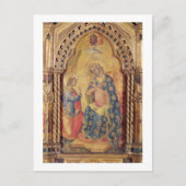 Die Verkündung (Teil des Polyptychs) (Öl auf Tafel Postkarte (Vorderseite)