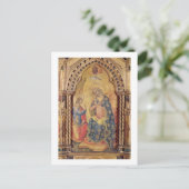 Die Verkündung (Teil des Polyptychs) (Öl auf Tafel Postkarte (Stehend Vorderseite)