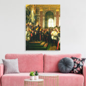 Die Verkündung Wilhelms als Kaiser Leinwanddruck (Insitu (Wohnzimmer))