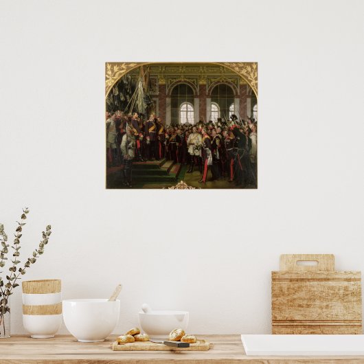 Die Verkündung Wilhelms Poster (Küche)