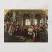 Die Verkündung Wilhelms Postkarte (Vorderseite)