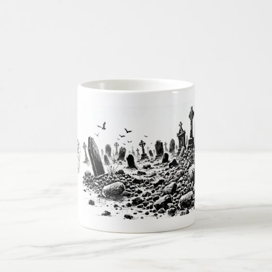 Die verlassenen Gräbergründe Kaffeetasse (Mittel)