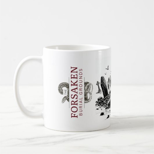 Die verlassenen Gräbergründe Kaffeetasse (Links)