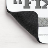 Die "Verlegenheit es" Typ Mousepad (Ecke)