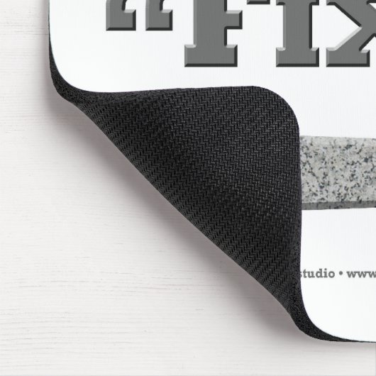 Die "Verlegenheit es" Typ Mousepad (Ecke)