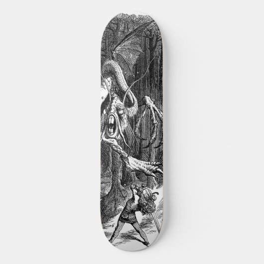 Die Verlegung des Jabberwock Skateboard (Vorderseite)