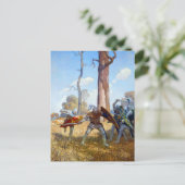 Die Verlegung von Sir Lamorak, c. 1922 von N.C. Wy Postkarte (Stehend Vorderseite)