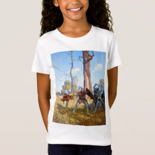 Die Verlegung von Sir Lamorak, c. 1922 von N.C. Wy T-Shirt