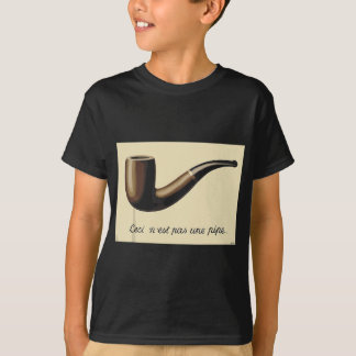 Die Verleihung von Bildern durch Magritt berühmtes T-Shirt