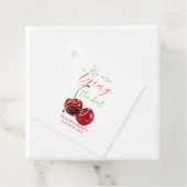 Die Verlobung der Knot-Cherry Geschenkanhänger (Beispiel)