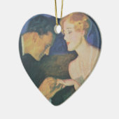 Die Verlobung Keramik Ornament (Links)