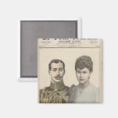 Die Verlobung von Albert Victor Duke Magnet (Vorderseite/Rückseite)