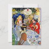 Die Verlobungs-Party des wütenden Hutmachers Einladung (Vorderseite)