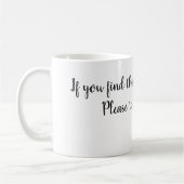 Die verlorene einsame Tasse des Vaters (Links)