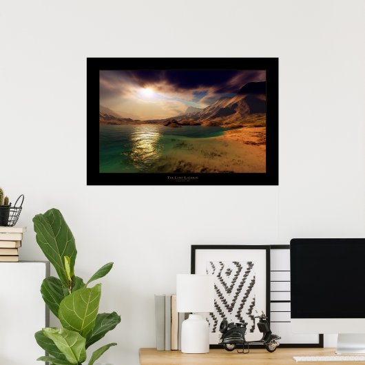 Die verlorene Lagune Poster (Heimbüro)