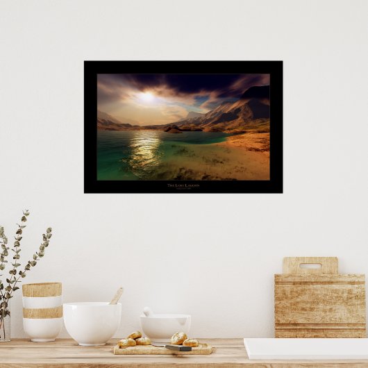 Die verlorene Lagune Poster (Küche)