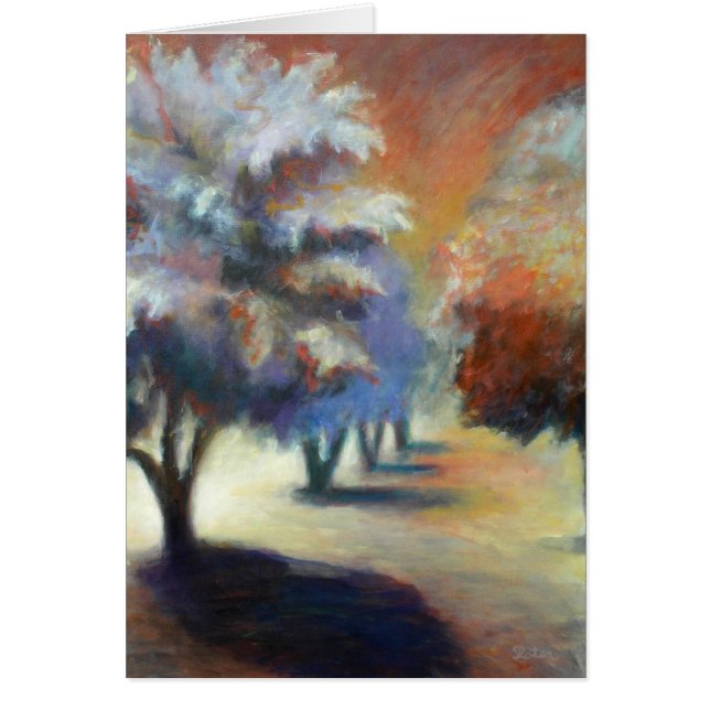 Die verlorene orange Waldung - Karte (Vorne)