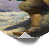 Die verlorene Schafe 1926 von Newell Convers Wyeth Poster (Ecke)