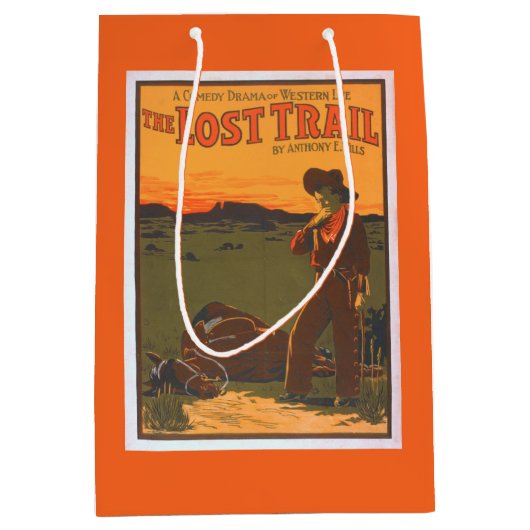 Die verlorene Spur - Komödien-Drama-Western-Leben Mittlere Geschenktüte (Vorderseite)
