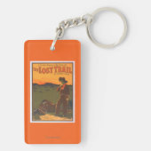 Die verlorene Spur - Komödien-Drama-Western-Leben Schlüsselanhänger (Rückseite)