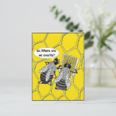 Die verlorenen Bienen, Spaß Postkarte (Stehend Vorderseite)