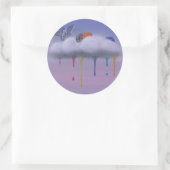 die verlorenen Marmoraufkleber Runder Aufkleber (Tasche)