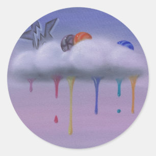 die verlorenen Marmoraufkleber Runder Aufkleber