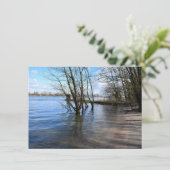 Die verlorenen Orte , Bäume am Ufer des Flusses Karte (Stehend Vorderseite)