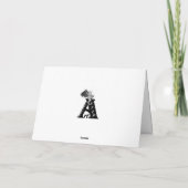 Die verlorenen Orte , Bäume am Ufer des Flusses Karte (Rückseite)