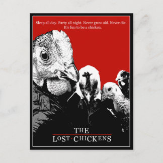 DIE VERLORENEN SCHICKEN POSTKARTE