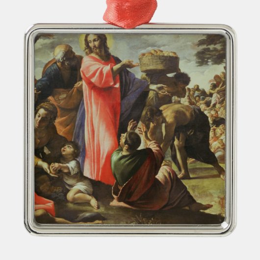 Die Vermehrung der Laibe und der Fische Silbernes Ornament (Vorne)