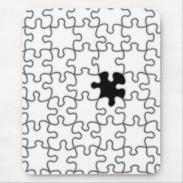 Die Vermisste Hintergrundvorlage zum Puzzle-Elemen Mousepad